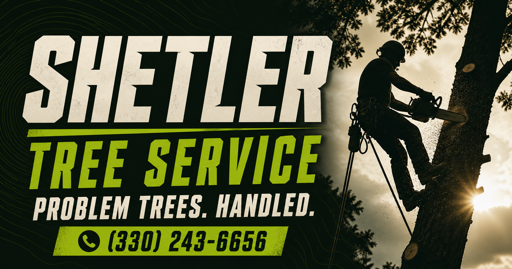 Shetler Tree Service website preview